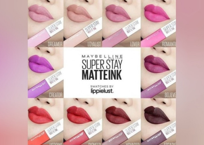 Cari Lipstik Bagus dan Awet? Pilih Maybelline Superstay Matte Ink, Cek Keunggulannya