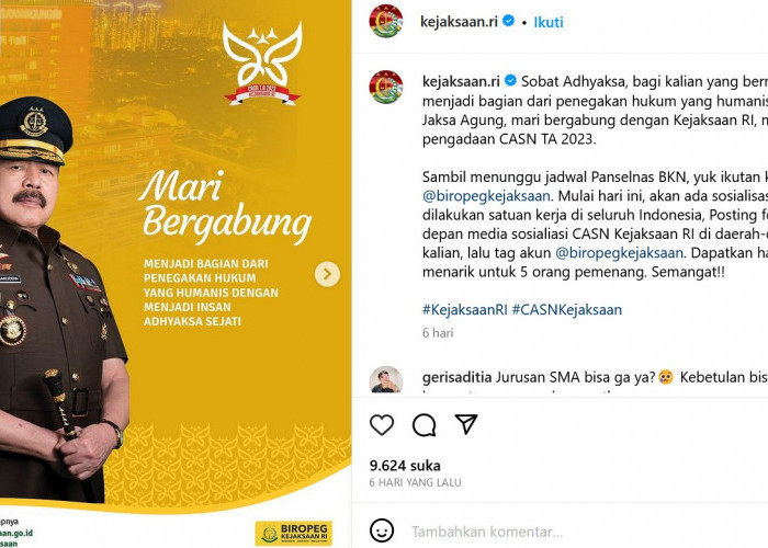 Ternyata ini Tips Lolos CPNS Kejaksaan RI 2023, Simak Informasinya Jangan Ketinggalan