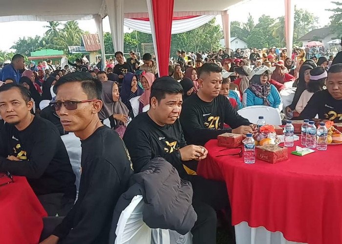 KPU Musi Rawas Gelar Senam Sehat, Ayo Memilih Sesuai Hati Nurani