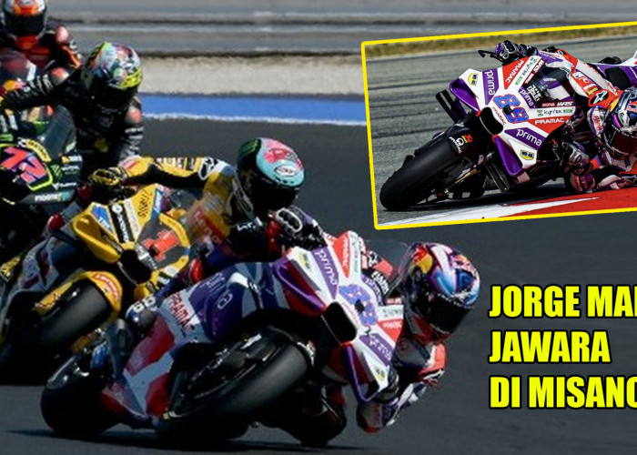 Klasemen MotoGP 2023: Jorge Martin Juara di Misano, Puncak Klasemen Masih Dipegang Pecco Bagnaia