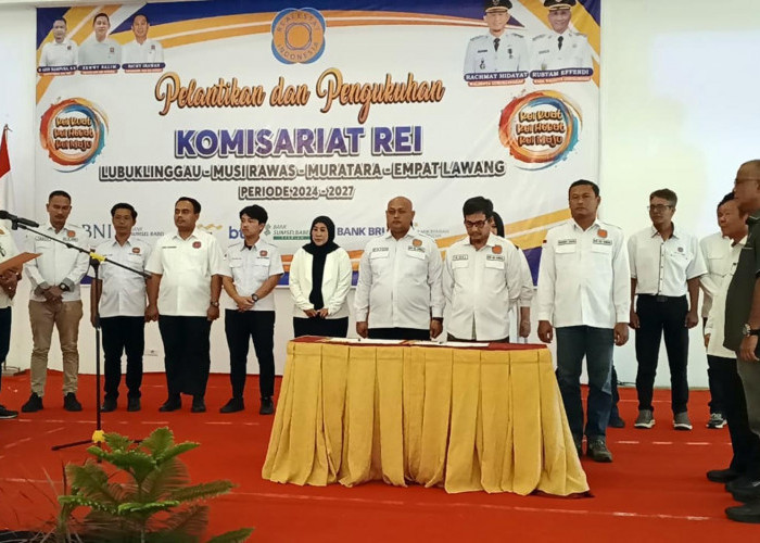Pelantikan dan Pengukuhan Komisariat REI Murataling Empat Lawang Periode 2024-2027 Sukses Digelar