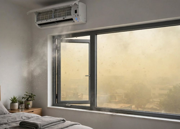 AC di Rumah Menyala Saat Kabut Asap, Apakah Udara Kotor Bisa Ikut Masuk?