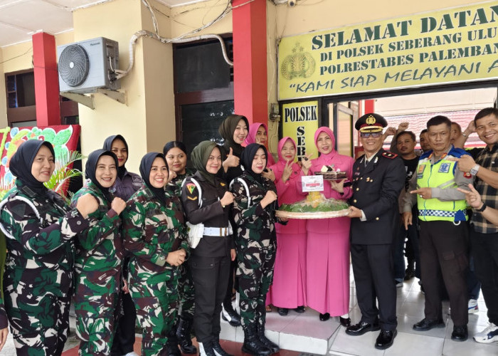 Surprise dari Kowad Kodam II/Sriwijaya Perkuat Sinergi TNI-Polri di HUT Bhayangkara ke-80
