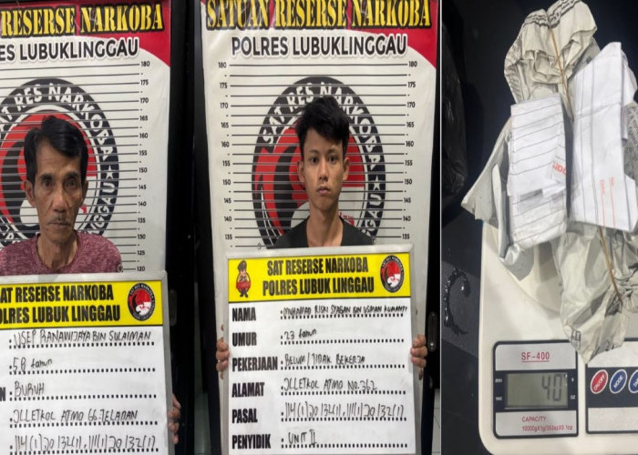 Sambil Nongkrong Tunggu Pembeli, 2 Pria Lubuk Linggau Simpan Ganja di Bawah Pohon Pisang