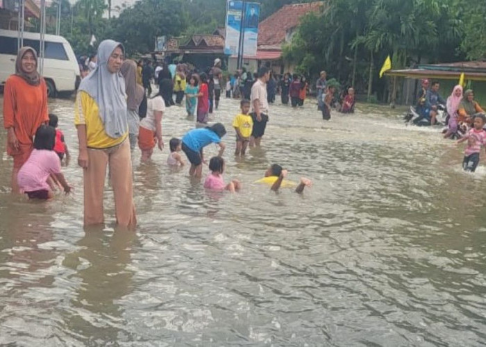 Jalur Musi Rawas – PALI Banjir, Pengendara Hendak ke Palembang Wajib Waspada