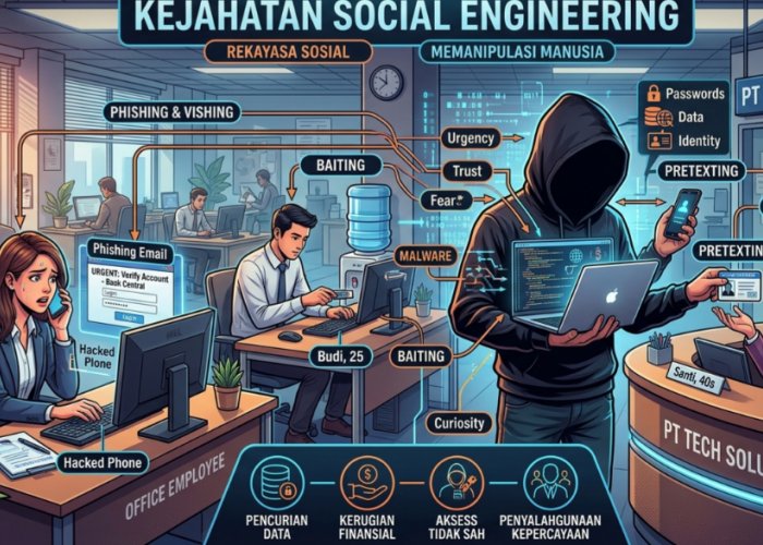 Kenali Modus Penipuan Social Engineering dan Cara Mencegahnya