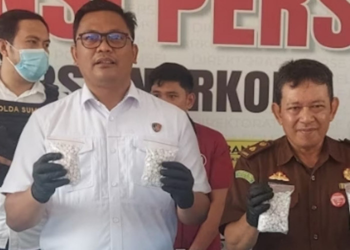 Ribuan Pil Berbahaya Gagal Beredar, Timsus Polda Sumatera Selatan Amankan 2 Orang, Ini Modusnya