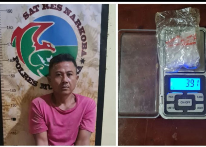 Sudirman dari Muratara Ditangkap Polisi di Bawah Rumah, Barang Buktinya Banyak