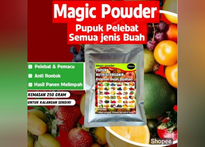 5 Keunggulan Pupuk Pelebat Buah Magic Powder Nutrisi Organik, Bisa untuk Semua Jenis Buahan