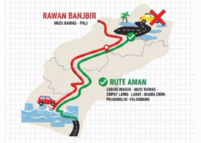 Saat Hujan Hindari 2 Jalur ini di Musi Rawas, Jika Hendak ke Palembang dari Lubuk Linggau