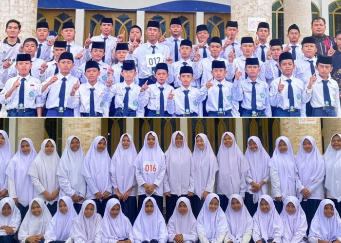 MTs Khairul Ummah Lubuk Linggau Unjuk Sinergi dalam Gerak Jalan HUT RI 2026, Tampilkan Semangat 45