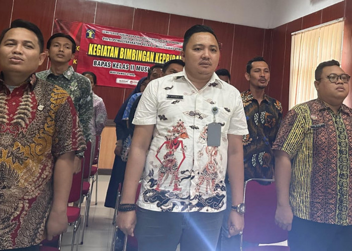 Bapas Muratara Ikuti Pelantikan dan Pengambilan Sumpah Jabatan Pimpinan Tinggi Madya Kementerian Imipas