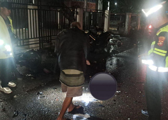 Motor Bonceng 3 Tabrakan di Lubuk Linggau, 1 Tewas, 3 Luka-luka