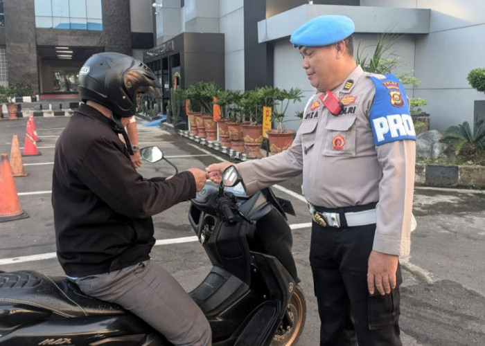 Polisi Razia Polisi di Sumsel, Tak Taat Aturan Langsung Ditindak