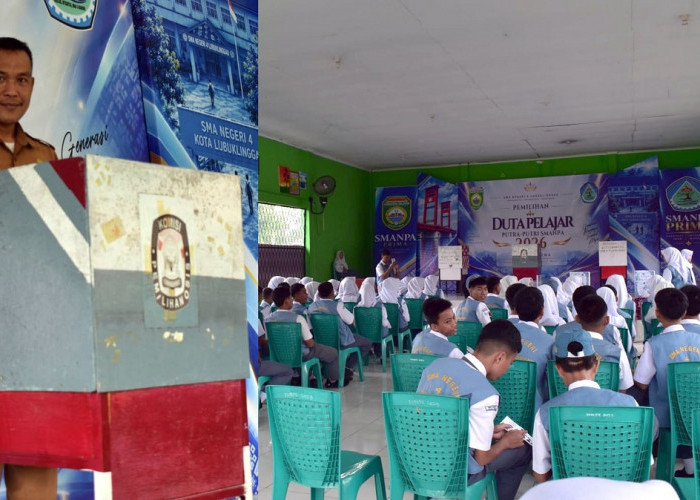  Pemilihan Ketua dan Wakil Ketua OSIS SMAN 4 Lubuk Linggau Periode 2025/2027 Berlangsung Demokratis