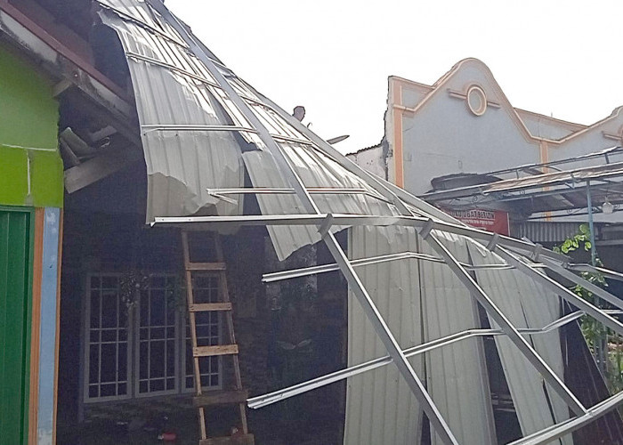 Berikut ini Data Lengkap Rumah Terdampak Angin Puting Beliung di Simpang Periuk Lubuklinggau