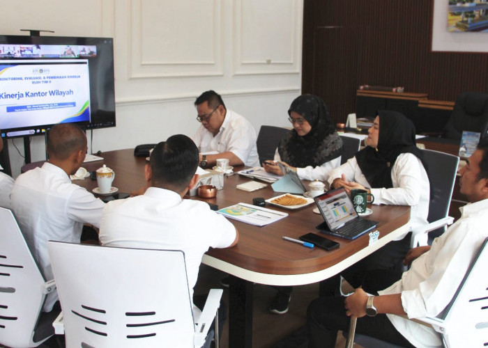 Kantor Pertanahan Musi Rawas Ikuti Monitoring dan Evaluasi Kinerja dari Kementerian ATR/BPN