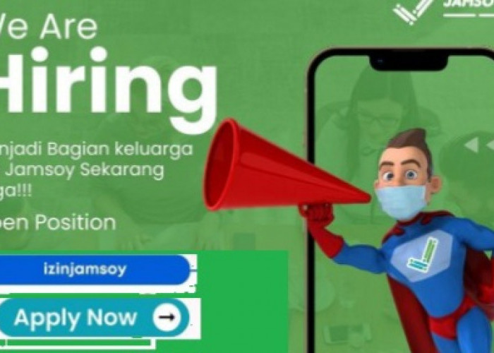 Info Lowongan Kerja di Izin Jamsoy Palembang, Untuk Posisi Personal Assistant