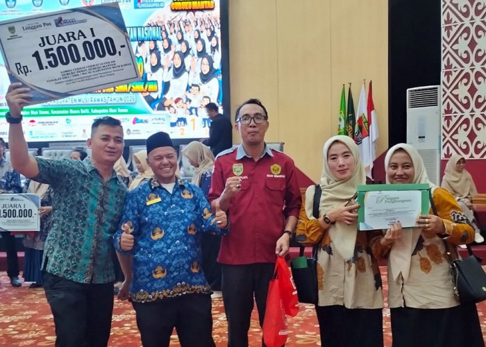 Prestasi Gemilang SMAN Semangus di Lomba Cerdas Cermat Super 100, Guru Bahasa Indonesia Raih Juara 1