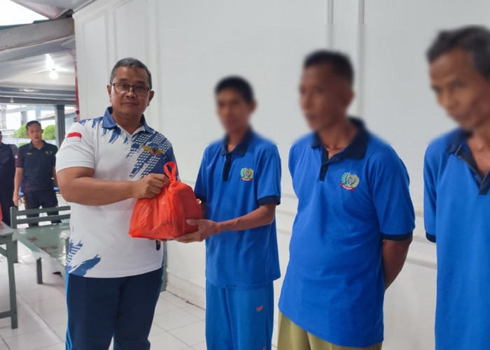 Lapas Lubuk Linggau Bagikan Baksos kepada Warga Binaan yang Jarang Dikunjungi