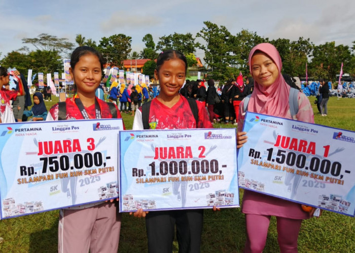 Ini yang Diharapkan Juara I Kategori Putri Asal Muba Pada Silampari Fun Run 5K 2025