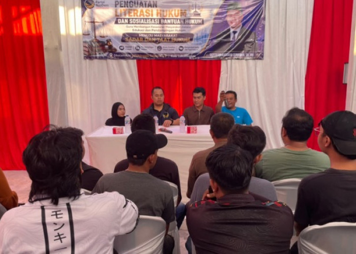 Septrian Nugraha Gunawan Gelar Literasi Hukum Partai NasDem: Wujudkan Masyarakat Sadar dan Taat Hukum