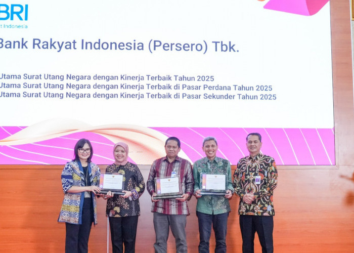 Dukung Penguatan Pasar Keuangan Domestik, BRI Raih 3 Penghargaan Dealer Utama dengan Kinerja Terbaik