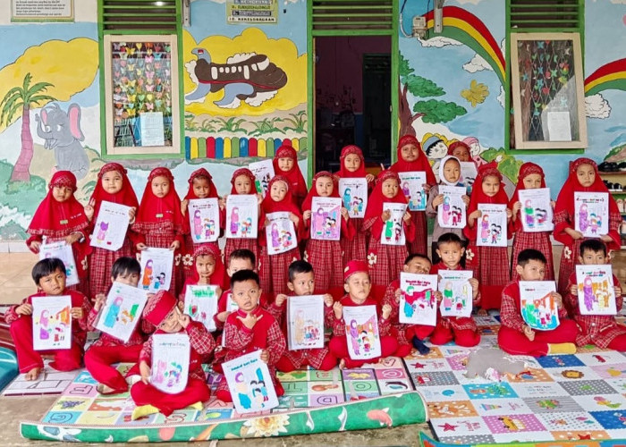 Lulusan TK Al Labib Lubuk Linggau Ditempa Mandiri, Berakhlak dan Bisa Calistung