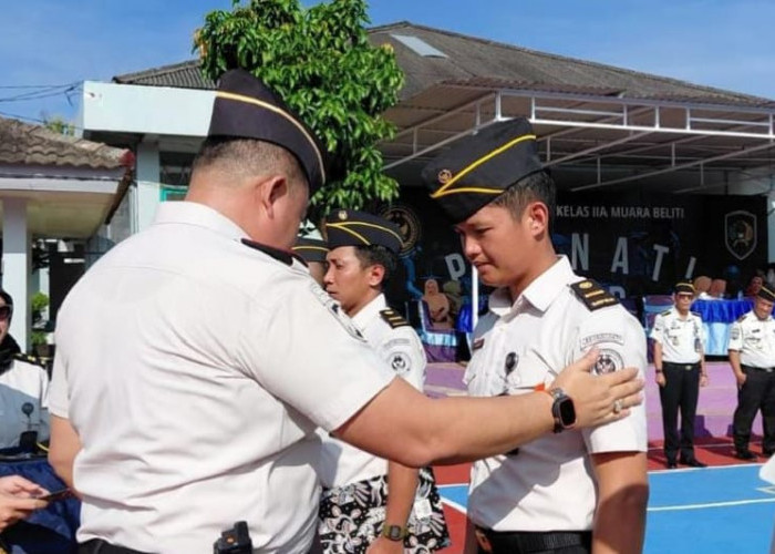 Naik Pangkat, Naik Amanah: Lapas Narkotika Muara Beliti Gelar Upacara Kenaikan Pangkat Pegawai