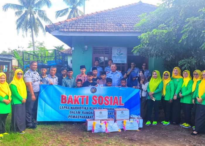 Peringati HBP ke-61, Lapas Narkotika Muara Beliti Salurkan Bantuan ke Panti Asuhan Murdhotillah