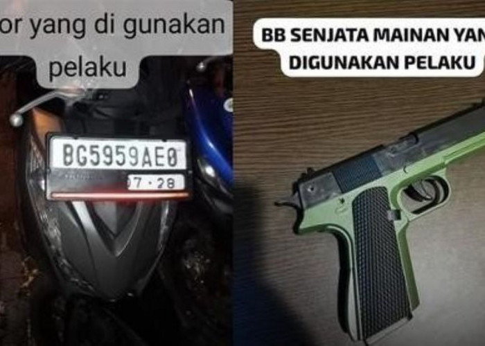 Terungkap, Akasi Perampokan di Palembang Ternyata Gunakan Pistol Mainan, Ini Kata Polisi