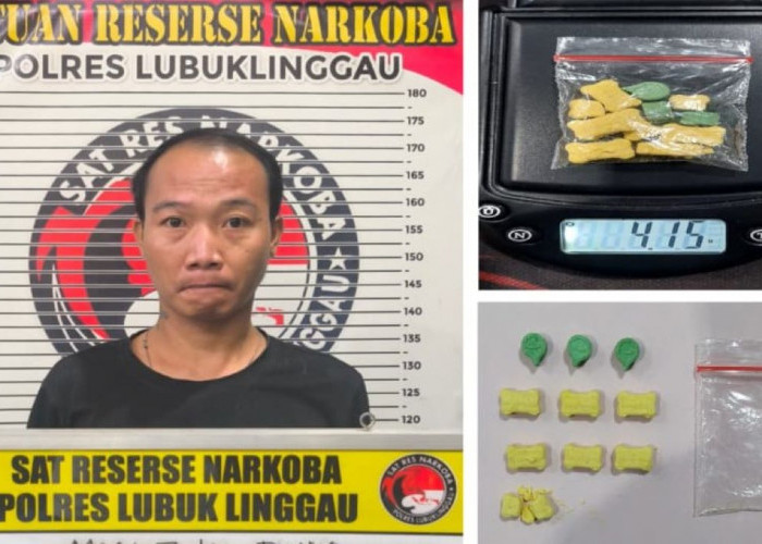 COD Ekstasi, Kurir dari Riau Tabrak Mobil Polisi di Lubuk Linggau