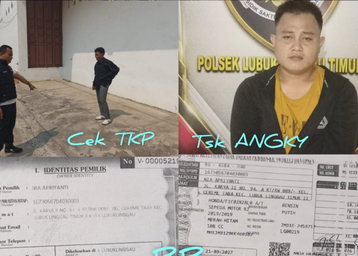 Modal untuk Sabu dan Judi Online, Pria di Lubuk Linggau Gelapkan Motor dan HP Pelajar