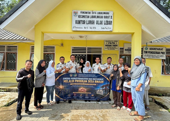 Melalui Program Desa Binaan Pemasyarakatan, Lapas Lubuk Linggau Tingkatkan Kesadaran Hukum dan Dukung UMKM