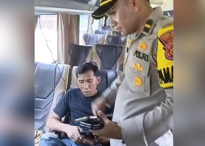 Lagi Enak Naik Bus, Pencuri Aset Kantor Pemkab Empat Lawang Ditangkap di Sarolangun