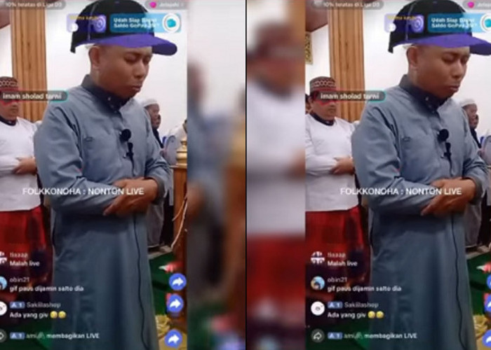 Viral Imam Salat Tarawih Live Streaming di TikTok, Fitur Saweran Aktif Kejutkan Warganet