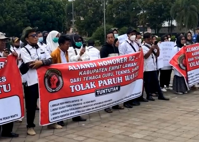 Honorer R2 dan R3 Empat Lawang Demo, Desak Pemerintah Penuhi 4 Tuntutan