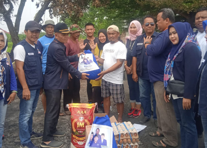 Peduli Korban Kebakaran, DPD NasDem Lubuklinggau Kembali Berikan Bantuan Sembako