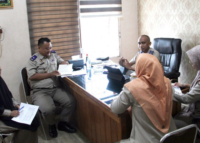 Seksi Pengukuran Kantor Pertanahan Musi Rawas Gelar Rapat, Siapkan Penyuluhan ke Masyarakat