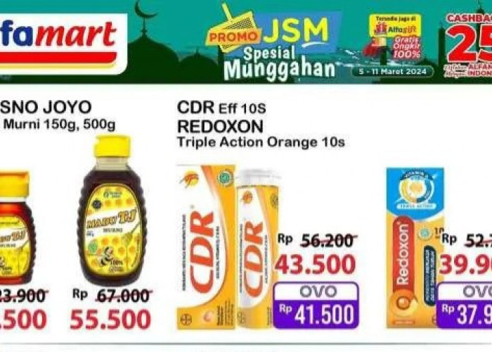Daftar Promo Produk Kesehatan Jelang Ramadan di Alfamart, Periode 8 Sampai 11 Maret 2024
