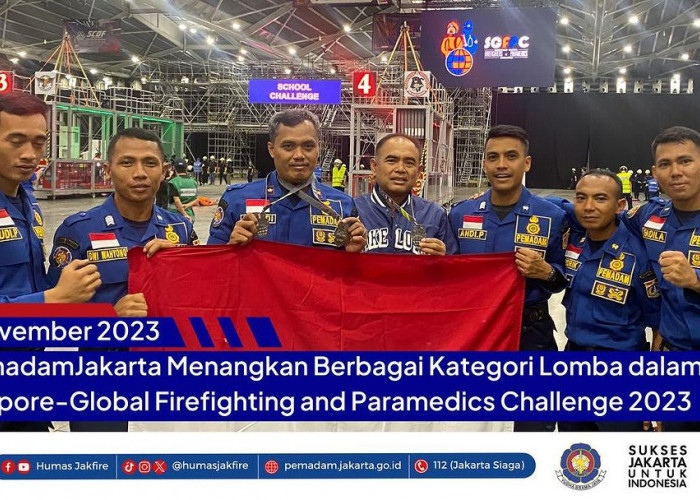 Membangakan Damkar Jakarta Raih Juara di Singapura, Kompetensi Pemadam Kebakaran dan Paramedis Dunia