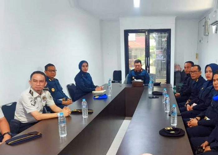 Dirjenpas Tekankan Penguatan Pengamanan, Petugas Lapas Narkotika Muara Beliti Ikuti Pengarahan Virtual