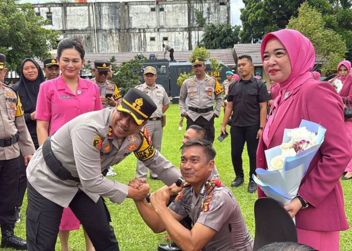 Selamat, Tahun Baru Pangkat Baru, 59 Personel Polres Lubuk Linggau Naik Pangkat