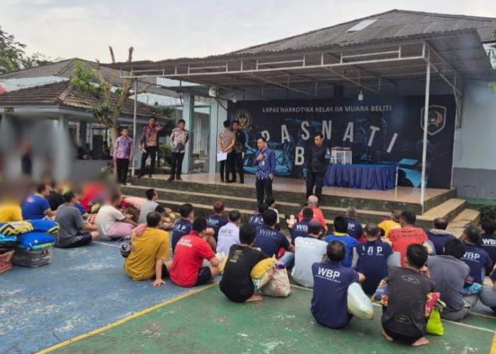 Wujudkan Pembinaan Rohani yang Optimal, Lapas Narkotika Muara Beliti Fasilitasi Pelaksanaan Tarawih WBP