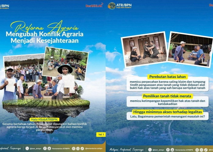 Reforma Agraria Ubah Konflik Tanah Menjadi Kesejahteraan Masyarakat