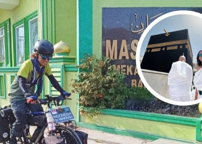 Waw Pemuda Lampung Tiba di Makkah dengan Sepeda: 7 Bulan Perjalanan, Begini Kisahnya