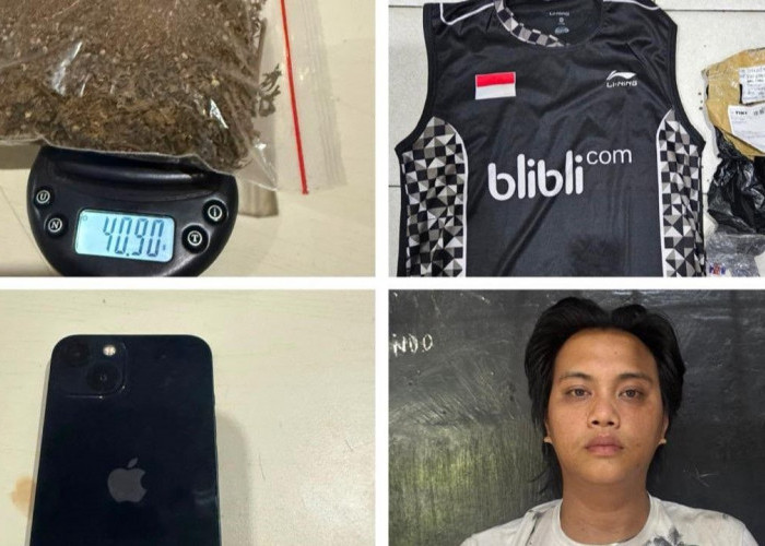 Pesan Ganja Secara Online di IG, Pemuda Ditangkap Saat Terima Paket di Indomaret