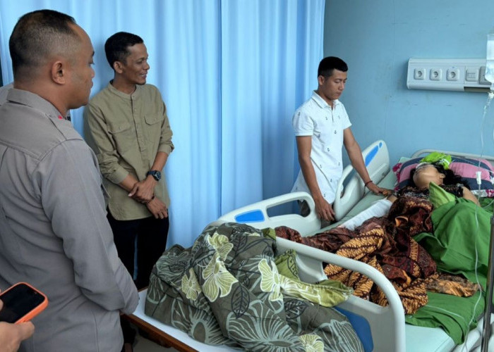 Ini Kondisi Korban Ditabrak Mobil Patwal Jemaah Haji Lubuk Linggau