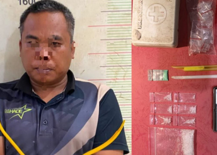 Grebek Bandar Narkoba di Pendopo Barat Empat Lawang, Polisi Sita Sabu dan Ekstasi