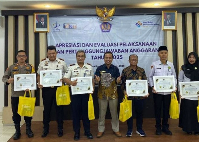 Dominasi Prestasi! Lapas Narkotika Muara Beliti Boyong 3 Penghargaan dari KPPN Lubuk Linggau